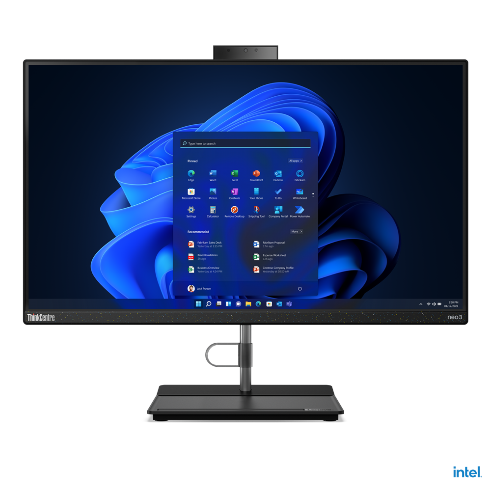 INet 12B0008ERI ThinkCentre AIO Neo 30a 24 Black I5 1240P 8GB 