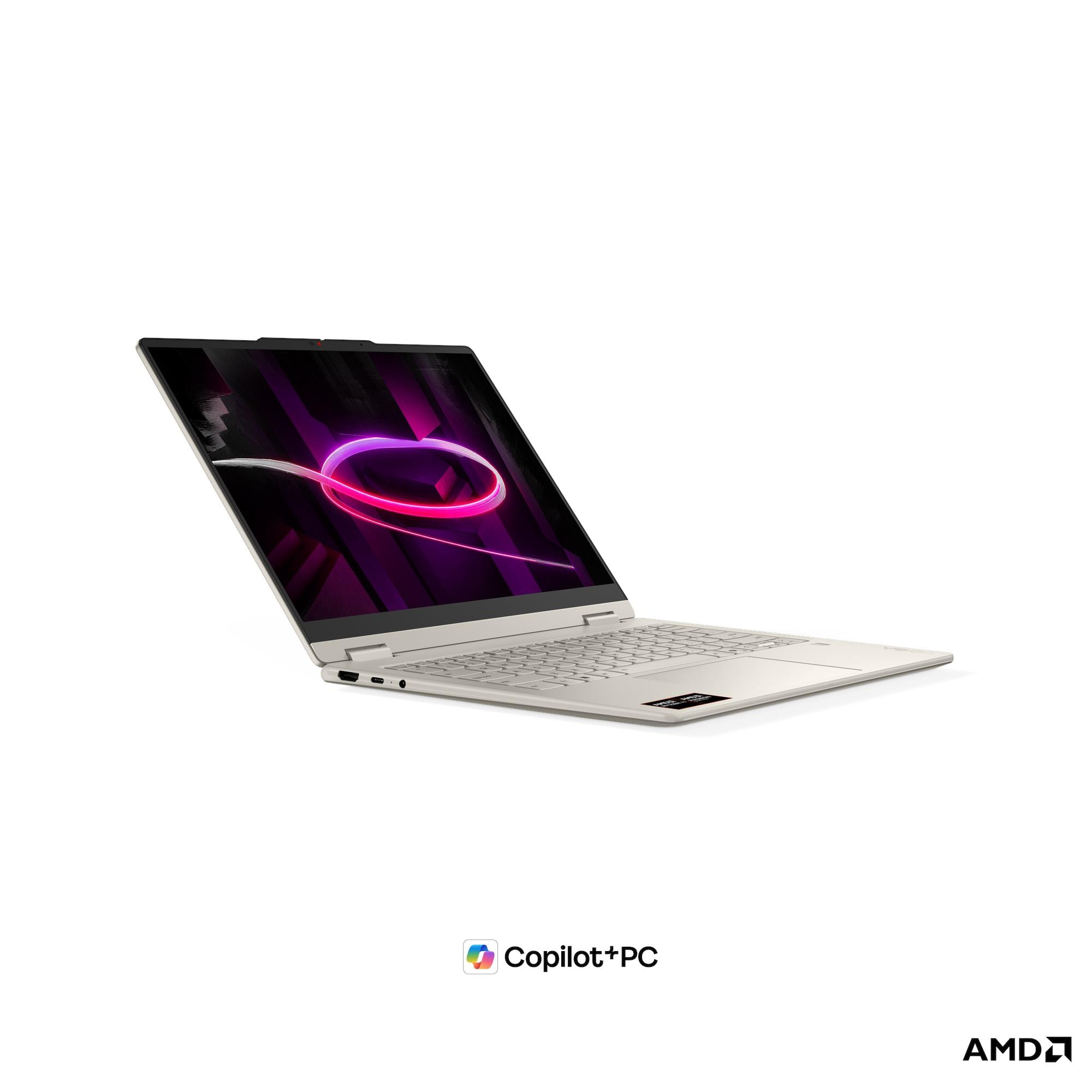 83TD002ERM - Yoga 7 2-in-1 14AGP11 Seashell - Ryzen AI 5 430, 24GB, 1TB, 14"T, Win 11 Home - Image 3