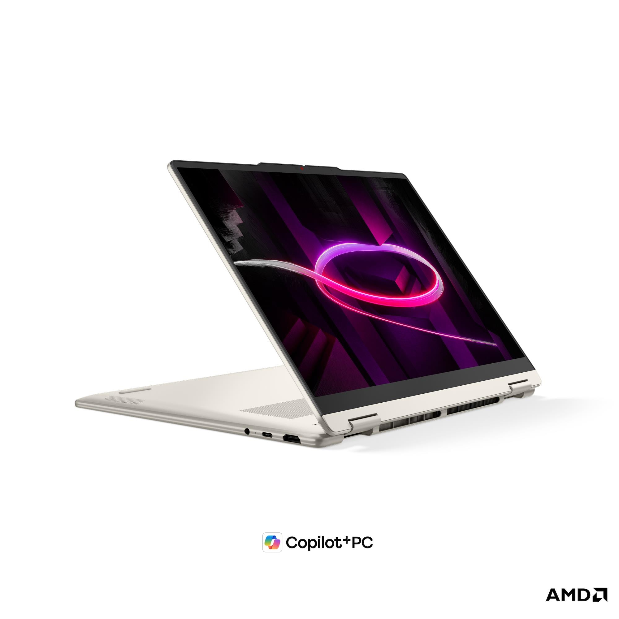 83TD002ERM - Yoga 7 2-in-1 14AGP11 Seashell - Ryzen AI 5 430, 24GB, 1TB, 14"T, Win 11 Home - Image 6