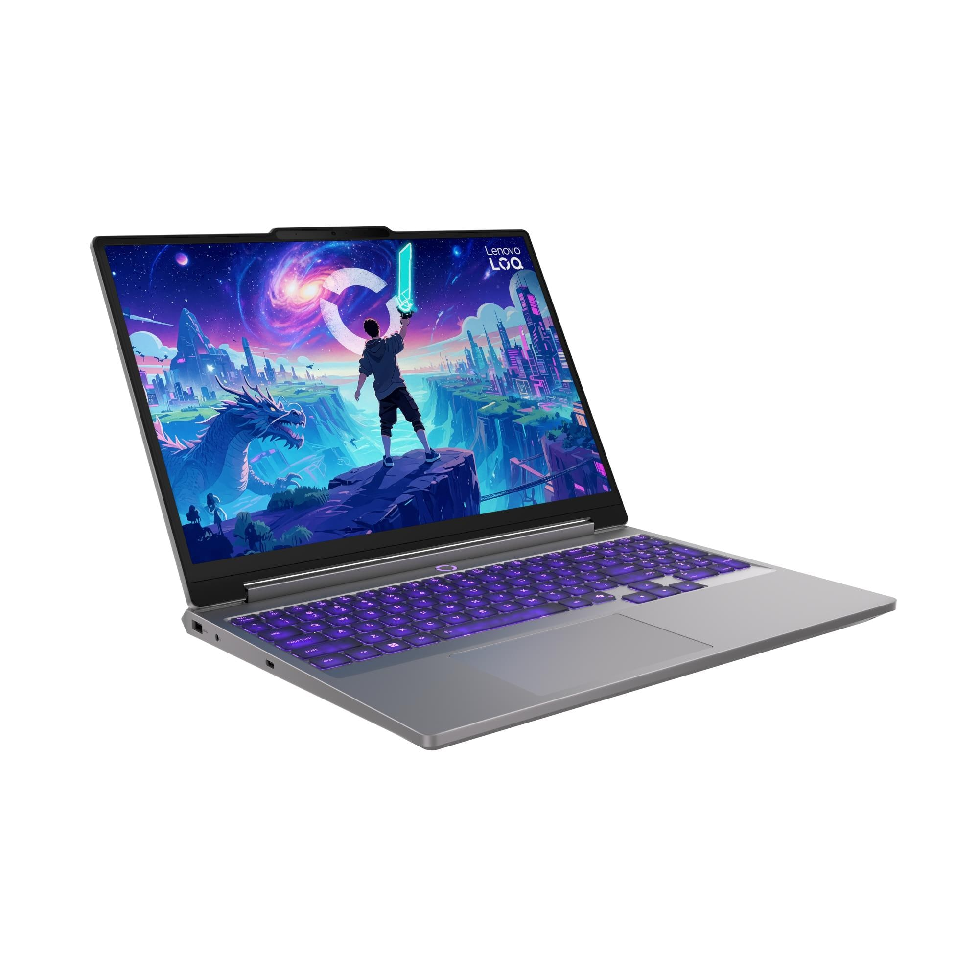 83Y9005DRM - LOQ 15IRH11E Luna Grey - i5 205H, 16GB, 512GB, RTX 3050 4GB, 15,6", DOS - Image 2